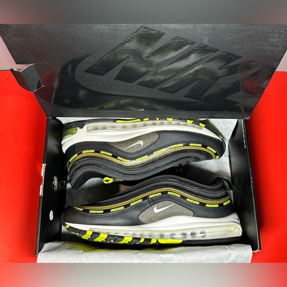 Size 10.5 - Nike Undefeated x Air Max 97 Black Volt - Picture 9 of 9